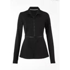 CAbi Black Transformable Relax Convertible Stretch Ponte Jacket, Size Small